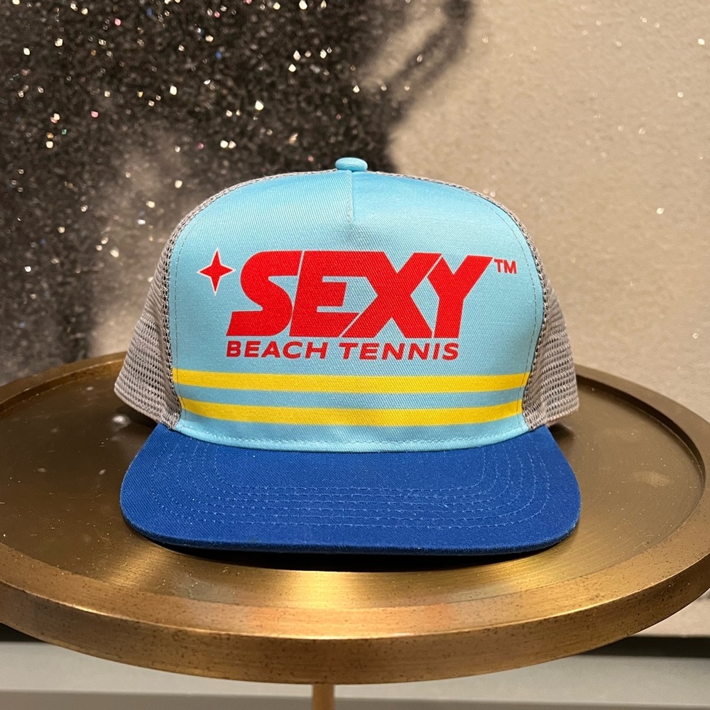 SEXY BRAND BEACH TRUCKER TENNIS ARUBA HAT
